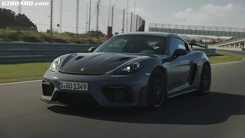 500 HP Porsche 718 Cayman GT4 RS in Arktikgrau in detailed 4k and Nordschleife lap [4k]