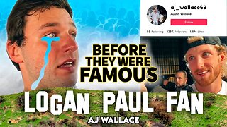 Logan Paul Fan | AJ Wallace 69 | Before They Were Famous | Why Logan Paul Refused To Hire Him?