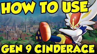 HOW TO USE CINDERACE! Best Cinderace Moveset for Pokemon Scarlet and Violet!