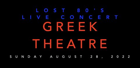 SHAW MUSIC STORIES - 1980'S FLASHBACK - GREEK THEATRE HOSTED BY RICHARD BLADE KROQ - AUGUST 28, 2022