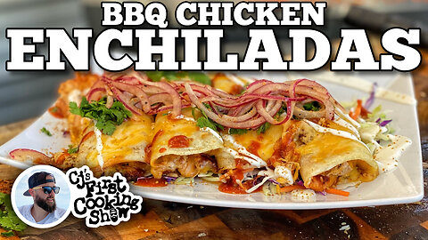 CJ's BBQ Chicken Enchiladas | Blackstone Griddles