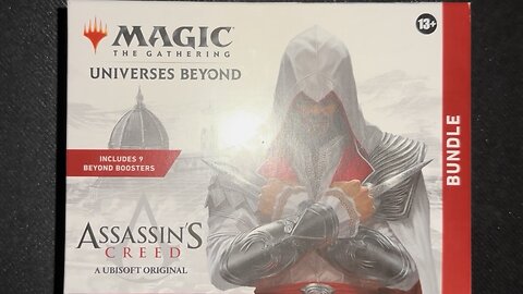 Opening a Magic the Gathering Assassins Creed Themed Bundle Box!