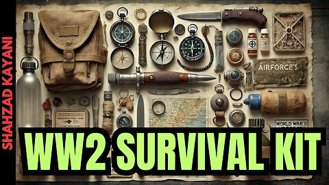 WW2 Airforce Pilot Survival Kit