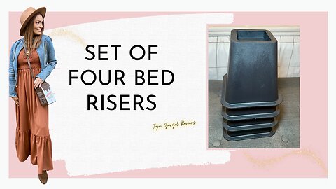 set of four bed risers review