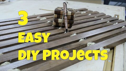 3 Easy Woodworking and DIY Projects You Can Make In One Day