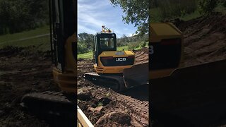 JCB 85z-1 Mini Excavator Tight Quarters Commercial Parking Spot | D.I.Y in 4D