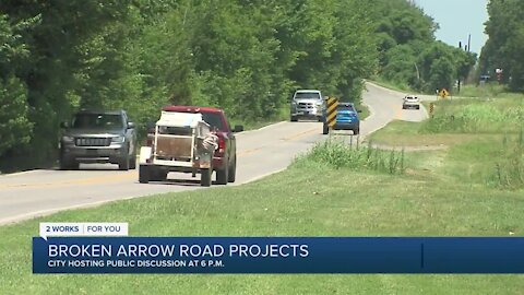 VIDEO: Broken Arrow holds meeting on road projects