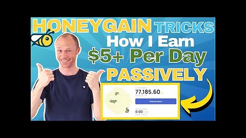 HONEYGAIN TRICKS - HOW TO EARN $5 PER DAY!
