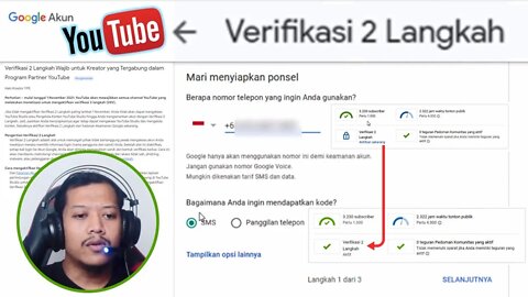 Cara Mengaktifkan Verifikasi 2 Langkah YouTube @YouTube Kreator Indonesia