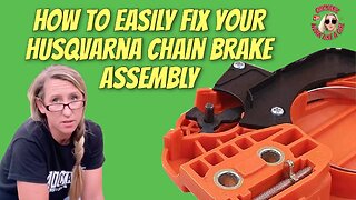 How to EASILY fix your Husqvarna, Poulan or Crafstman chainsaw chain brake assembly in just minutes!