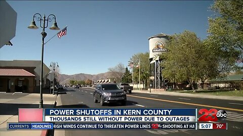 Power Shutoffs in Kern County, thousands still without due to outages