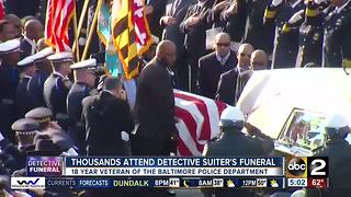 Thousands attend Detective Sean Suiter's funeral