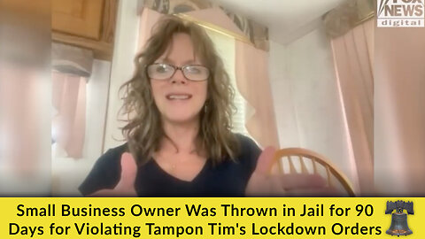 Small Business Owner Was Thrown in Jail for 90 Days for Violating Tampon Tim's Lockdown Orders