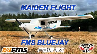 MAIDEN FLIGHT - FMS × FairRC Blue Jay Beginner RC Airplane RTF @fairrc @fmsmodelRC