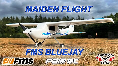 MAIDEN FLIGHT - FMS × FairRC Blue Jay Beginner RC Airplane RTF @fairrc @fmsmodelRC