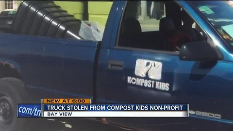 Non-profit group Kompost Kids tries to recover stolen truck