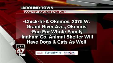Around Town 8/25/17: Dog Appreciation Bash