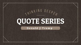 Donald J Trump Quotes