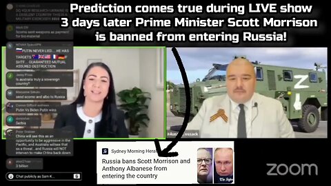 Scott Morrison banned from entering Russia prediction comes true
