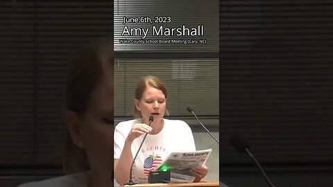 (2/3) Amy Marshall Public Comment (06-06-2023) #shorts #shortsfeed #news #politics #school