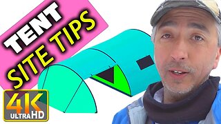 Winter Tent Camp Site Tips (4k UHD)