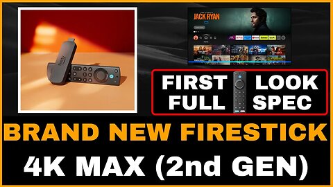 🛑BRAND NEW - FIRESTICK 4K MAX (2nd gen) - FIRST LOOK - FULL SPEC & PRICE!