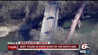 Body found in the White River under a bridge near 75th Street