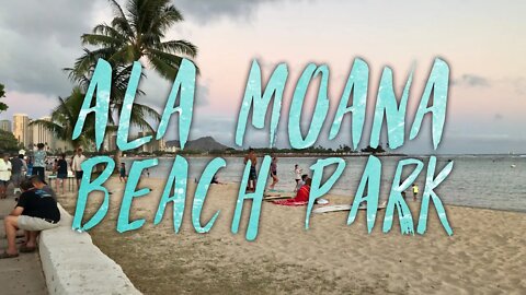 Ala Moana Beach Park, Honolulu, Hawaii