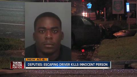 Man with suspended license runs from traffic stop in St. Pete, crashes into Mustang, killing driver