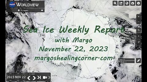 Sea Ice Weekly Report with Margo (Nov. 22, 2023)
