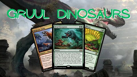 Gruul Dinosaurs | Magic The Gathering (MTG) | Wilds of Eldraine Pioneer