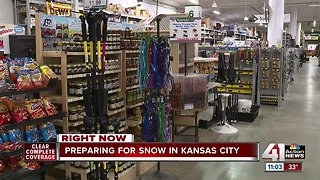 Kansas City residents prepare for snow