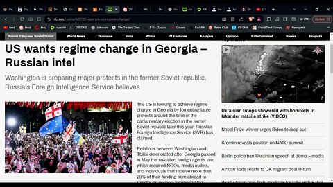 False Flag Civil Uprising Coming to Georgia (Gog)