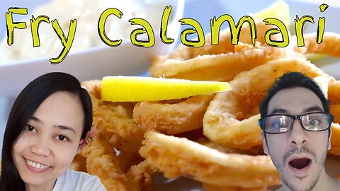 Dimple she prepare fry 🦑 Calamari for lunch
