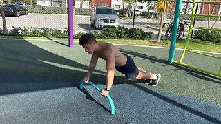 EXERCISE DEMO: ELEVATED INLCINE PUSHUPS (CHEST / SHOULDERS / CORE)
