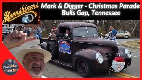 Mark and Digger Grand Marshal's of the Bulls Gap, Tennessee TRUE SMALL TOWN Christmas Parade 2022