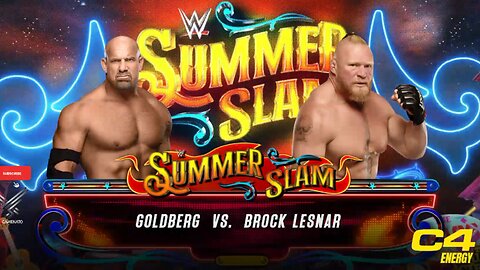 WWE 2K23 SummerSlam Showstopper Goldberg vs Brock Lesnar