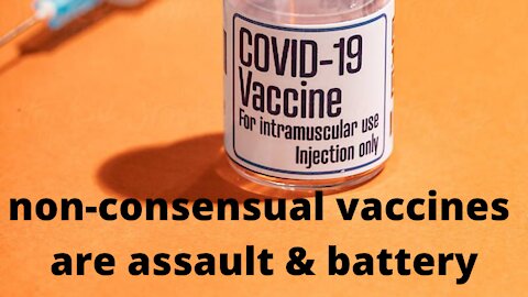 Forced Vaccines are Battery & Assault. Governments are not permitted to mandate any experimental participation.