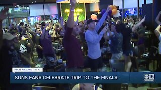 Phoenix Suns fans celebrate trip to the finals