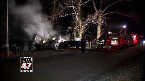 Massive Arizona home heavily damaged in fire