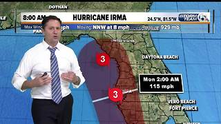 8 a.m. Irma update