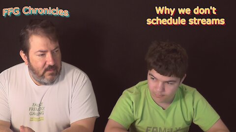 FFG Chronicles Why we dont schedule streams