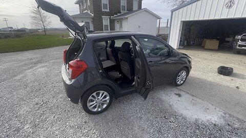 Chevy spark extra storage room in back