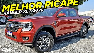 NOVA FORD RANGER XLT 2024 VERSÃO "SIMPLES" COM MOTOR V6 É R$80 MIL +BARATA E +POTENTE QUE HILUX GR