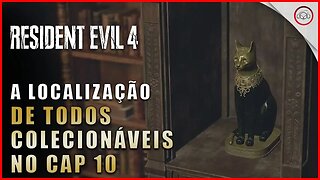 Resident Evil 4 Remake, A localização de todos os colecionáveis no Cap 10 | Super-Dica