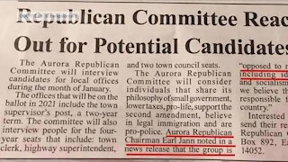 Aurora Republican Committee seeking candidates opposed to "multiculturalism" + identity politics