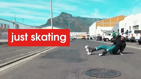 Inline Skating With Huge Wheels // Ricardo Lino Skating Clips