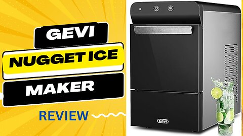 Gevi Household Countertop Nugget Ice Maker