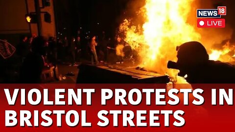 UK Protests LIVE | Far-Right Thugs In Violent Clashes With Police In Bristol | Bristol Protest