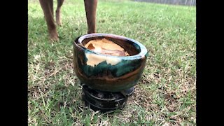 Wood turning a bowl from Ash wood and Green Resin Epoxy